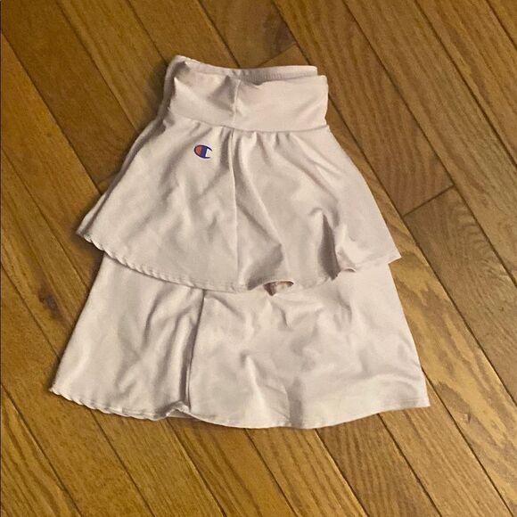 Champion Cream Bubble Mini Skirt with Ruffled Tiers - Picture 7 of 7